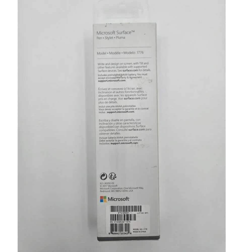 Microsoft authentic surface